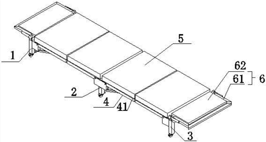 背景技术:折叠床,是一种利用关节原理设计,为了方便和节省体积空间