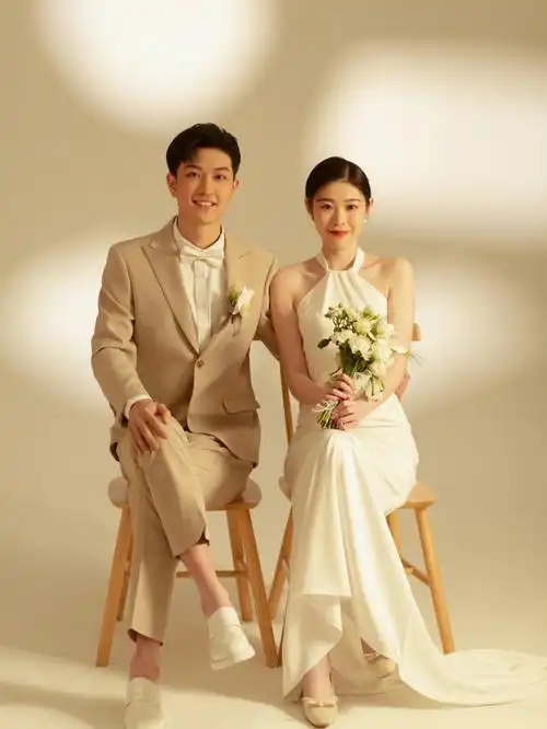 简约光影婚纱照