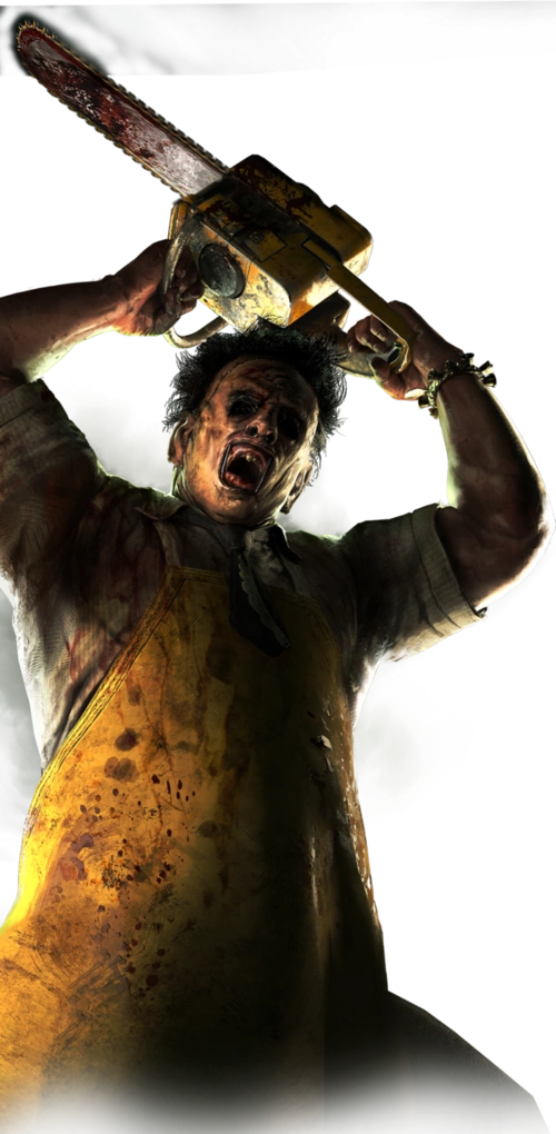 leatherface - dead by daylight : close/back leat