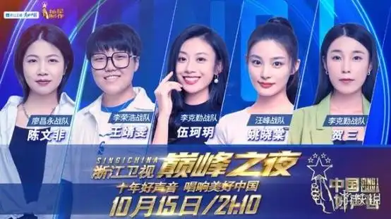 中国好声音5强名单20212021中国好声音5强有谁