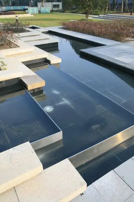 别人家酒店水景设计美爆了你家就一人工池塘