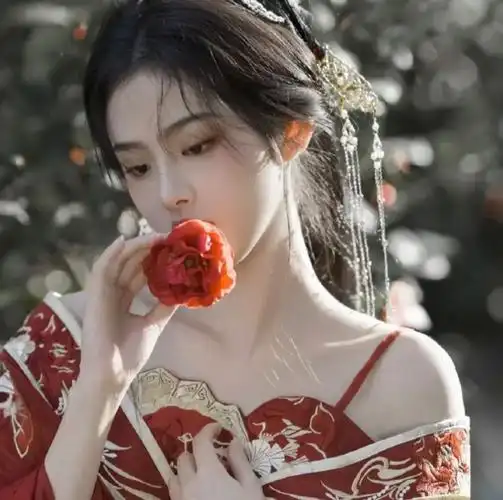 唯美的古风真人头像超好看