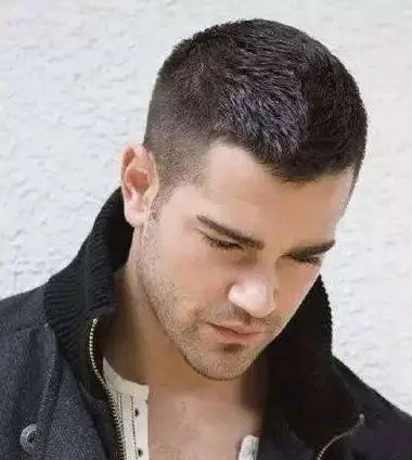 男生板寸彩绘头像