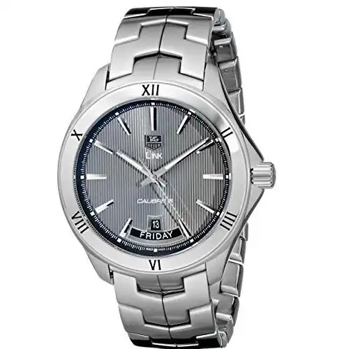 ba0951 link analog display automatic silver watch, only $1,308.