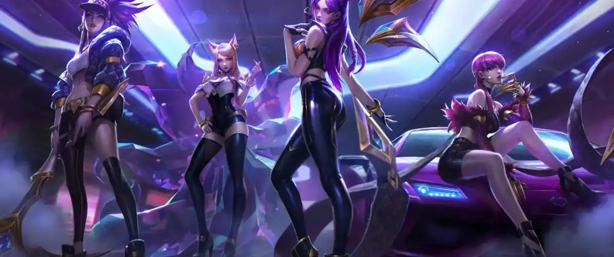 电脑平板电视机3440x1440lol英雄联盟虚空之女卡莎kda女团皮肤2壁纸