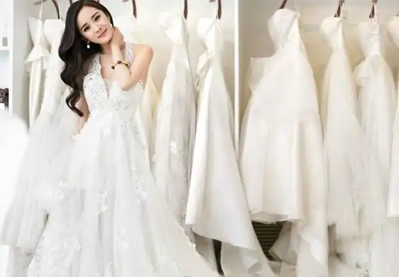 杨幂唯美婚纱写真