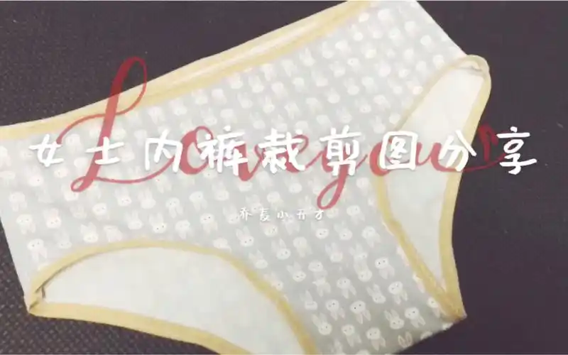 缝纫 女士内裤裁剪图手工制作分享