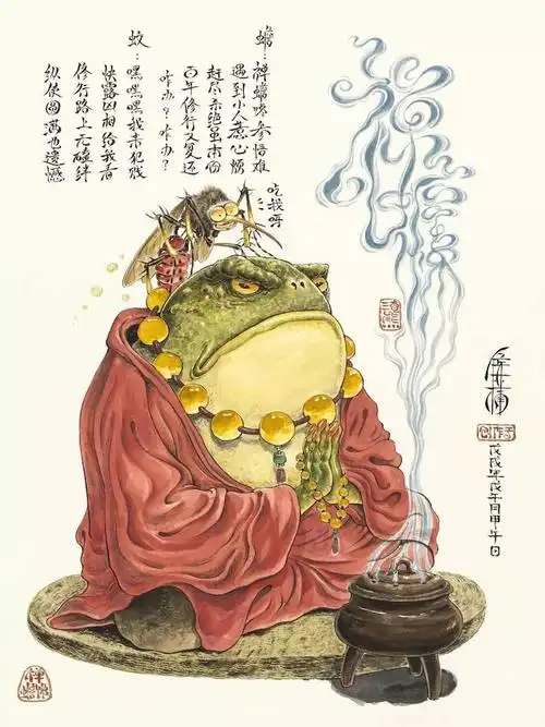 85后帅哥笔下的鬼神世界,让人一眼就爱上!网友:大神,何时开画展?