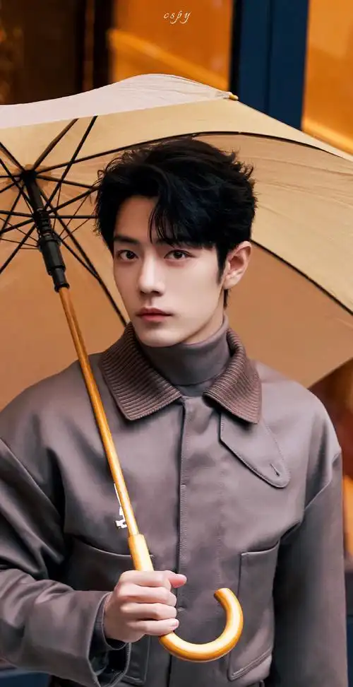 肖战发型 龙头##gucci拍的肖战