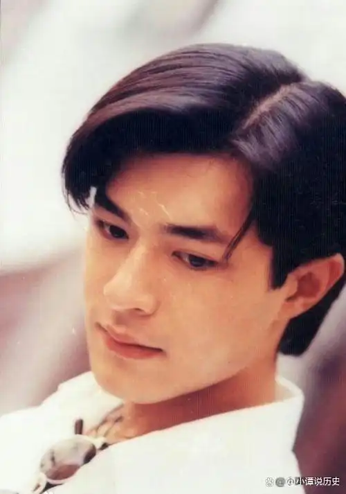 古天乐年轻时的颜值绝对是毋庸置疑的,那时的他还没有如今的"巧克力