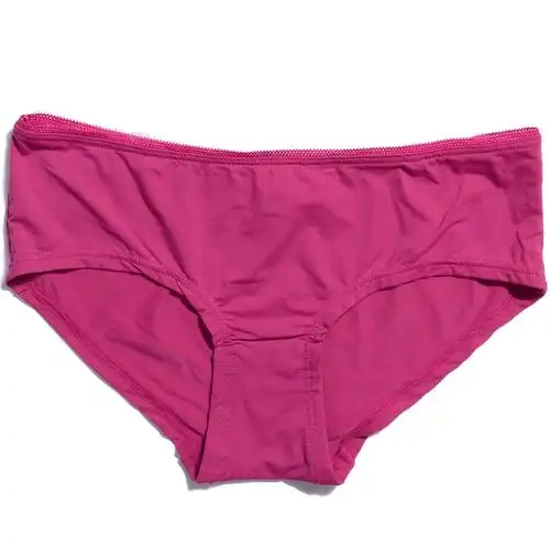 欧美内裤 女士简约平角裤包臀纯色平脚裤 超柔面料舒适底裤三角裤