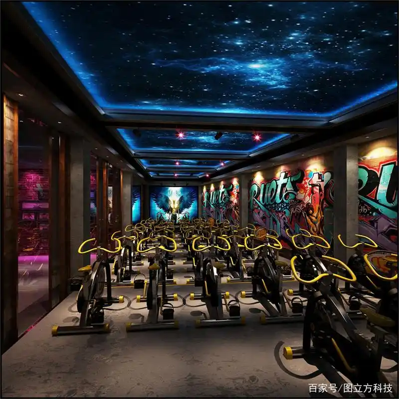 健身房装修风格效果图
