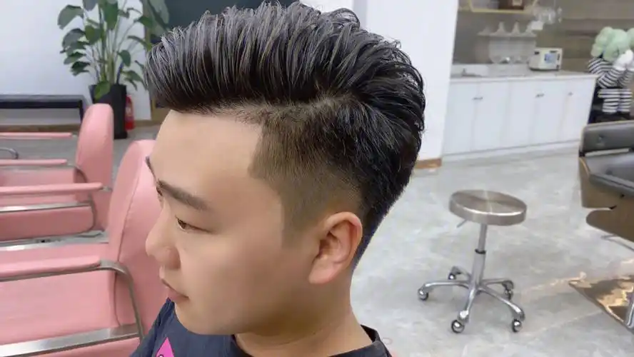 男士发型男士纹理侧背