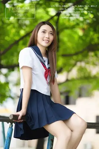 校园清新水手服