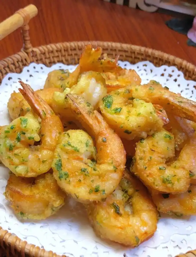 酥脆葱香的椒盐虾仁7515巨巨巨好吃6015.