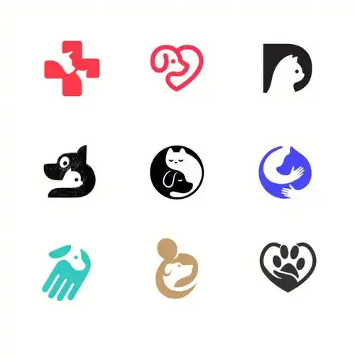 分享可爱的宠物医院宠物店logo集合