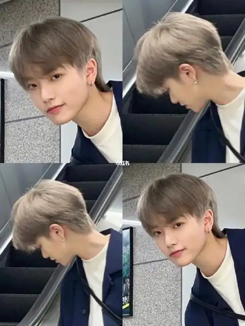 夏天显白发色奶茶灰色北京男士染发