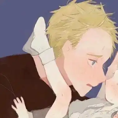 动漫男女亲吻头像高清甜蜜的动漫情头亲吻一左一右图片