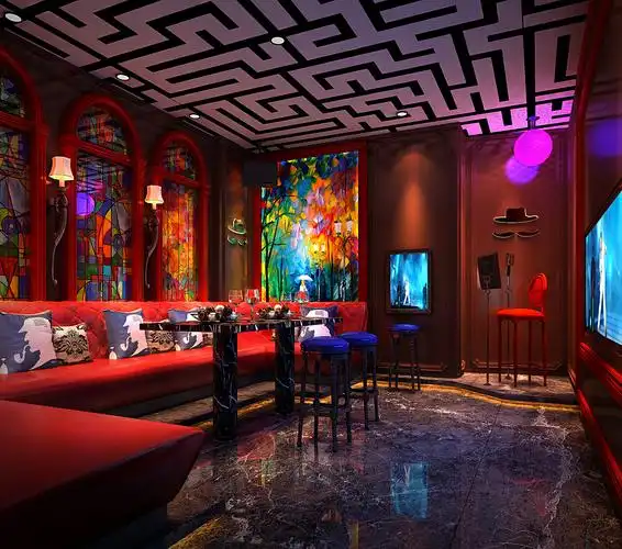 新濠汇聚成都专业ktv设计效果图 - 德艺铭鼎装饰