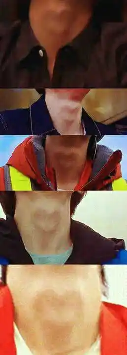 bgg的心形喉结 不看脸都很心动了