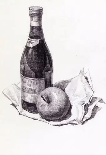 静物素描太难,详细教程在里面_物体