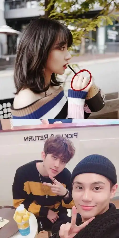 蔡徐坤女友曝光?戴情侣耳钉,晒同款自拍,女方是创造101选手