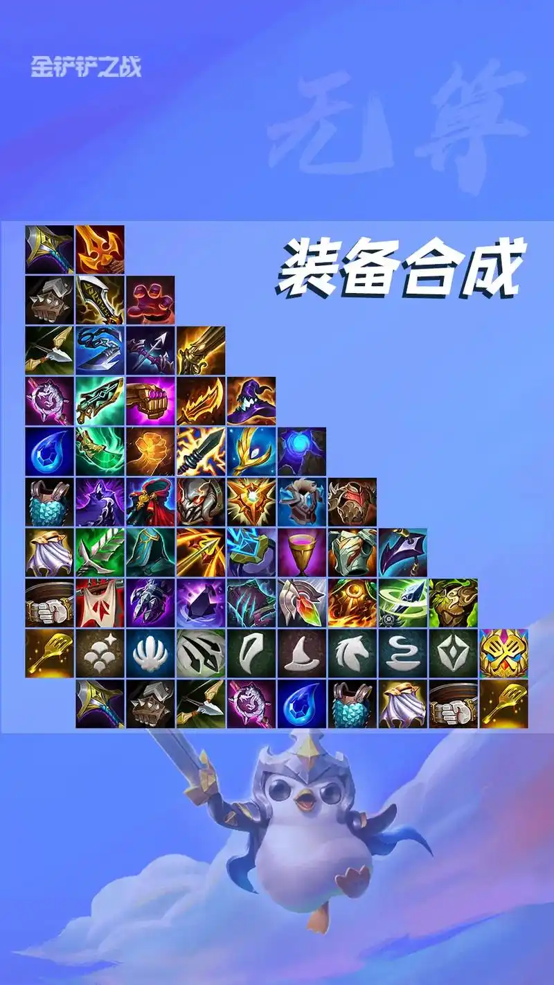 最详细的金铲铲之战云顶之弈装备合成图.