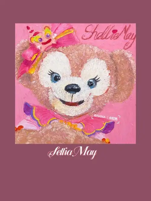 油画棒雪莉玫08新年头像附教程