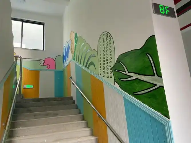 楼梯墙绘