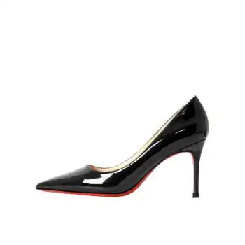 漆皮高跟鞋【经典】cl尖头细跟气质法式性感春夏漆皮高跟鞋单鞋红底鞋