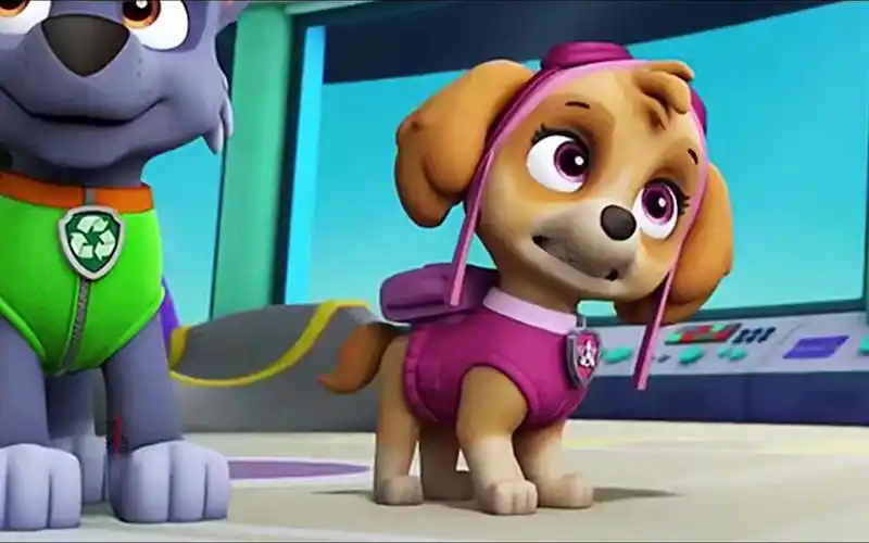 没有受困的船或热气球,只有勇敢的狗狗#汪汪队立大功 #搞笑视频