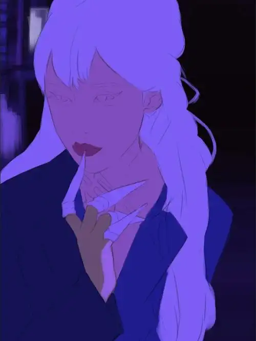 今天画了个伊芙琳