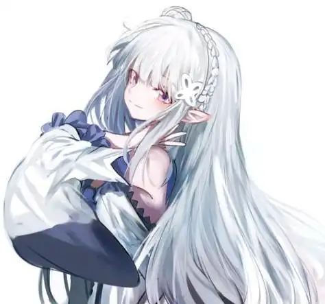 头像女生白发高冷_头像图片_扣扣乐园