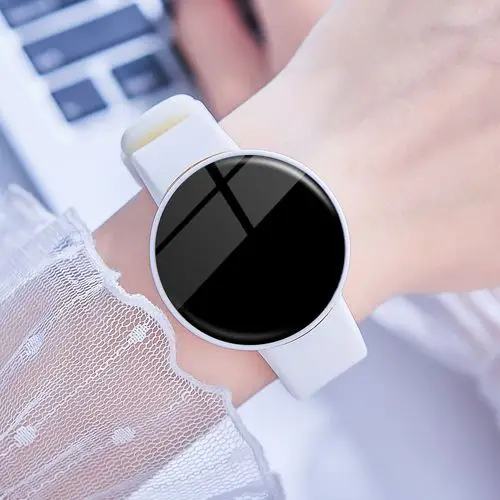 智能手环女款多功能白色简约情侣学生自律电子表智能腕表