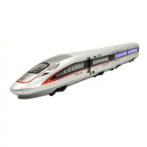 火车高铁复兴合金模型仿真金属玩具轨道声光火车模型