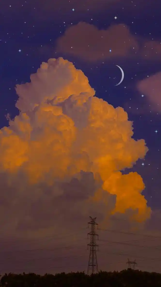 超治愈唯美天空星空壁纸