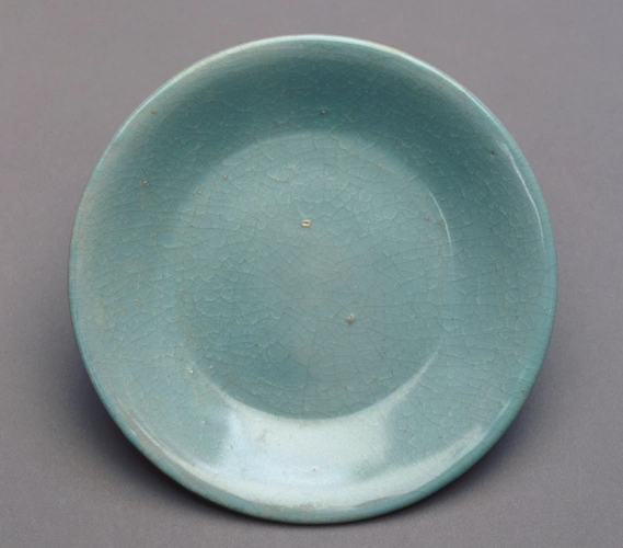 北宋 汝窑天青釉盘 美国圣路易斯美术馆藏