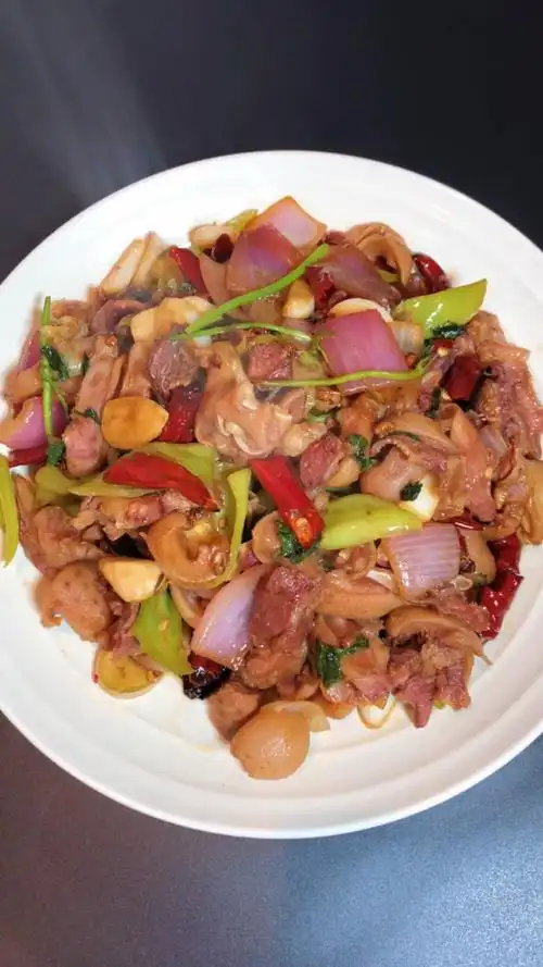 记录生活#爆炒羊头肉做法