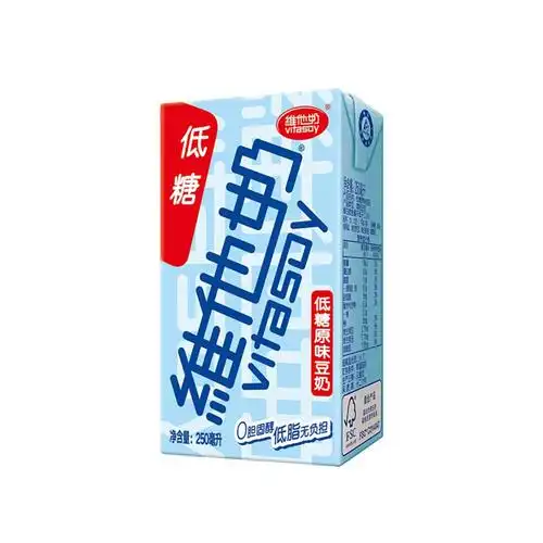 vitasoy维他奶低糖原味豆奶 250ml*16盒 整箱