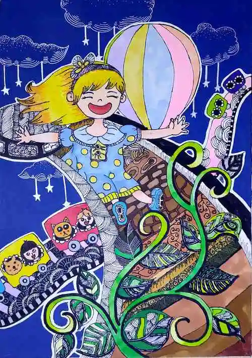 漫画·儿童画十级-儿童画-美术 - 四川艺术考级网—成都美术考级网