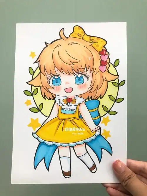 动漫女生头像  #q版  #动漫人物  #线稿  #女生  #线稿  #动漫手绘