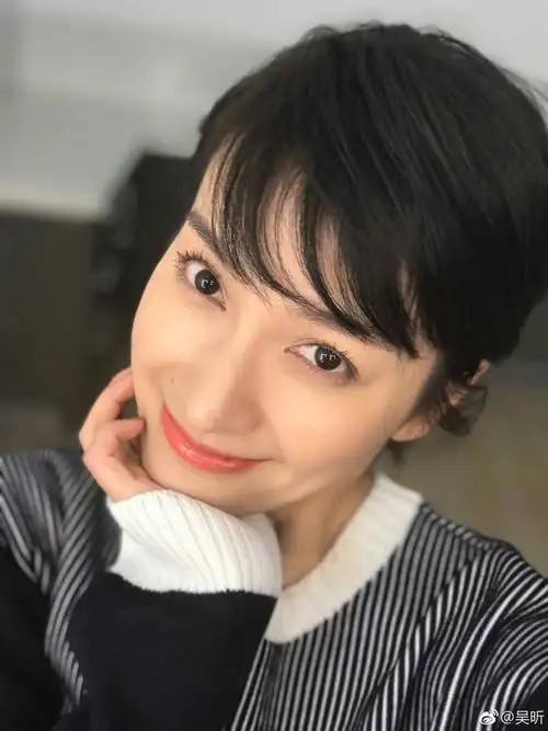 吴昕的寡淡轻眉,用色特别清浅,笔触自然,几乎同素颜状态的眉毛没太大