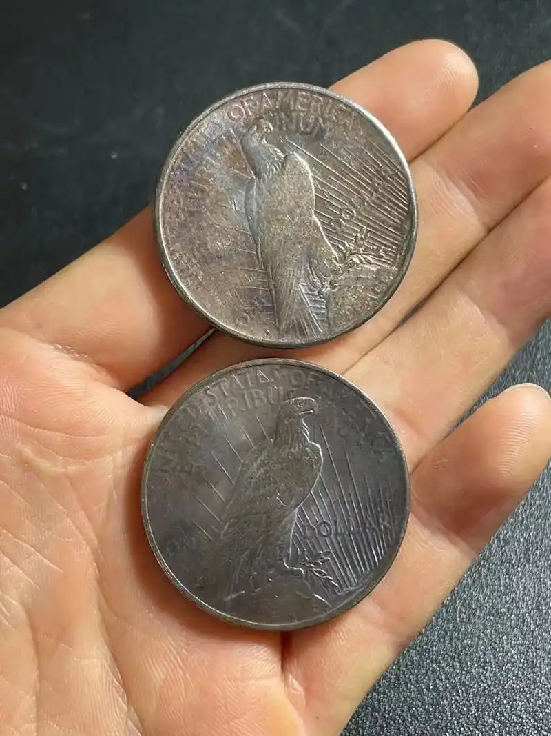 鹰羊 外贸女皇 银元 还有其它的 银元 你见过吗 - 抖音