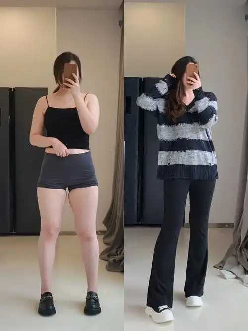169135斤适合微胖女生的紧身裤75绝绝子