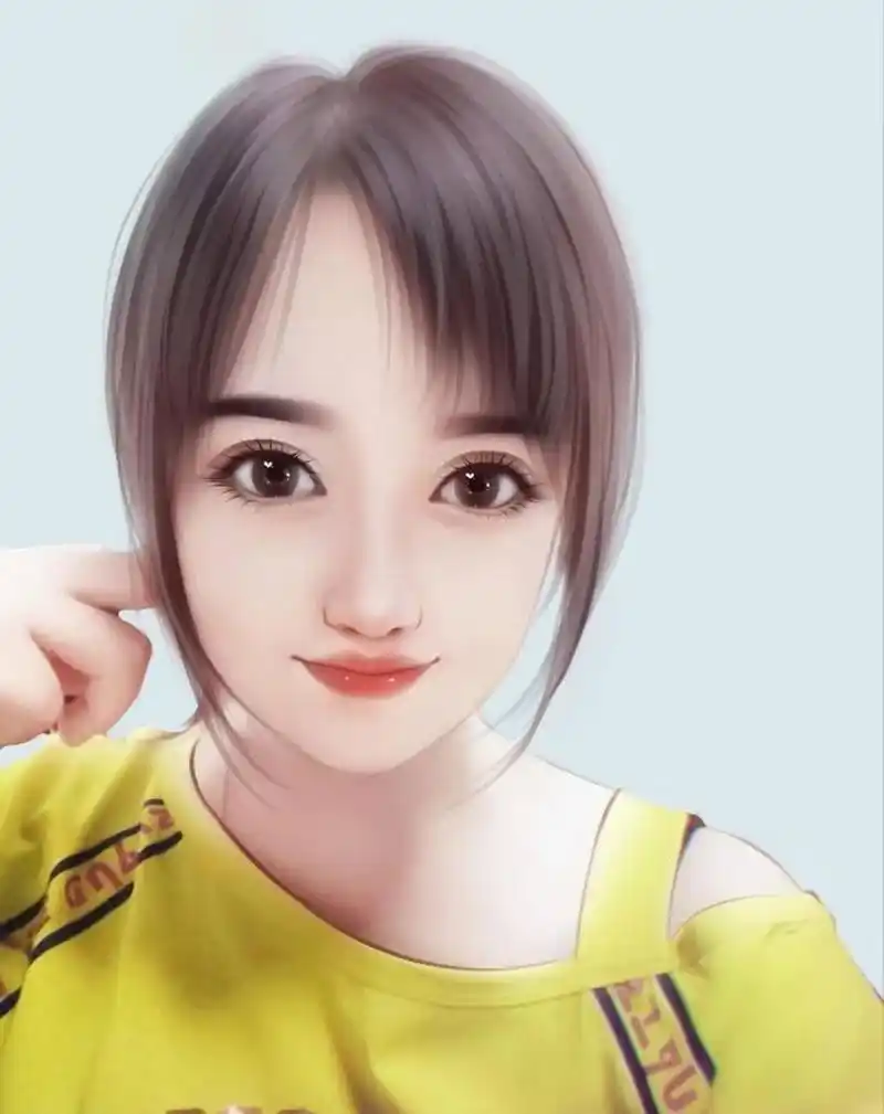 更新这组美女手绘写实风格头像,特别唯美精致,大眼睛双眼皮美女,白皙