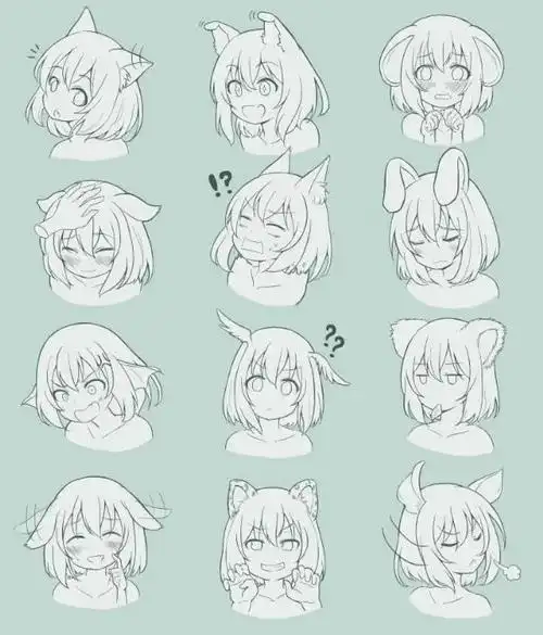 服饰素材~10绘画灵感关注打开新页(如果有不对