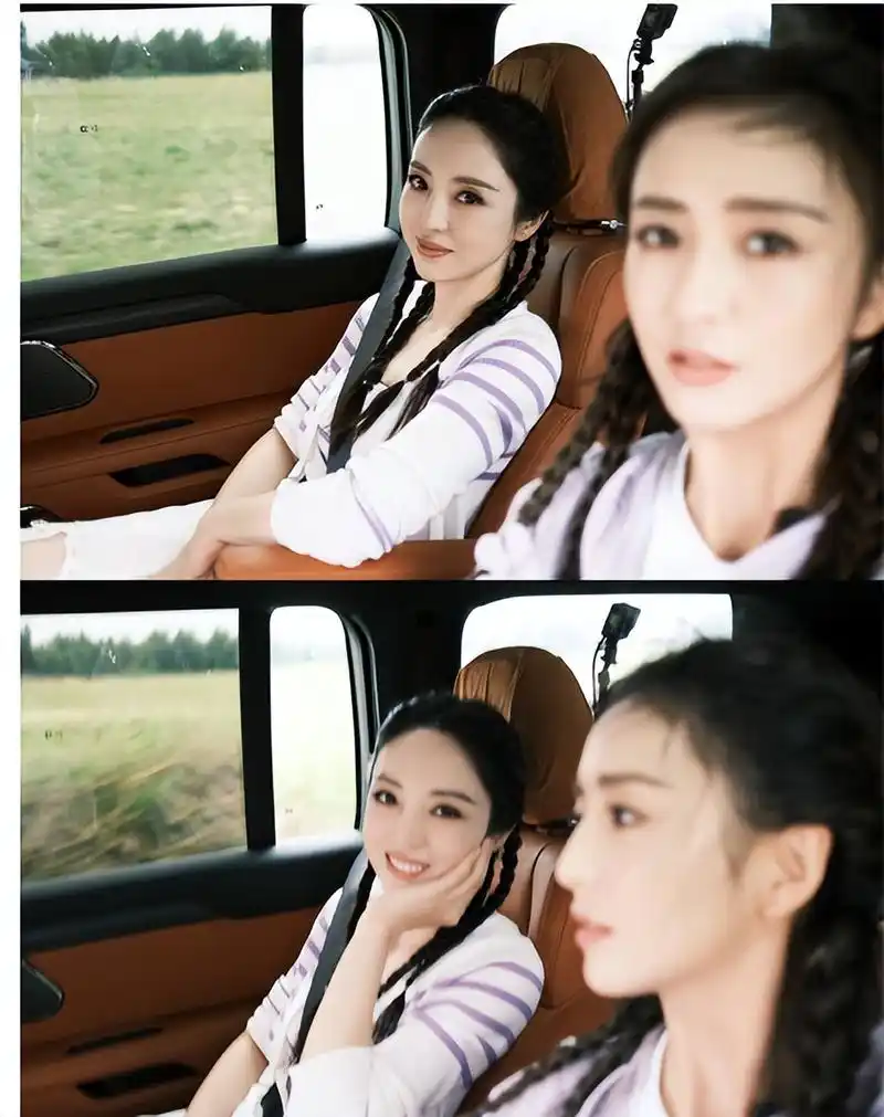 姐妹情:佟丽娅与董璇出游,回眸一笑百媚生!