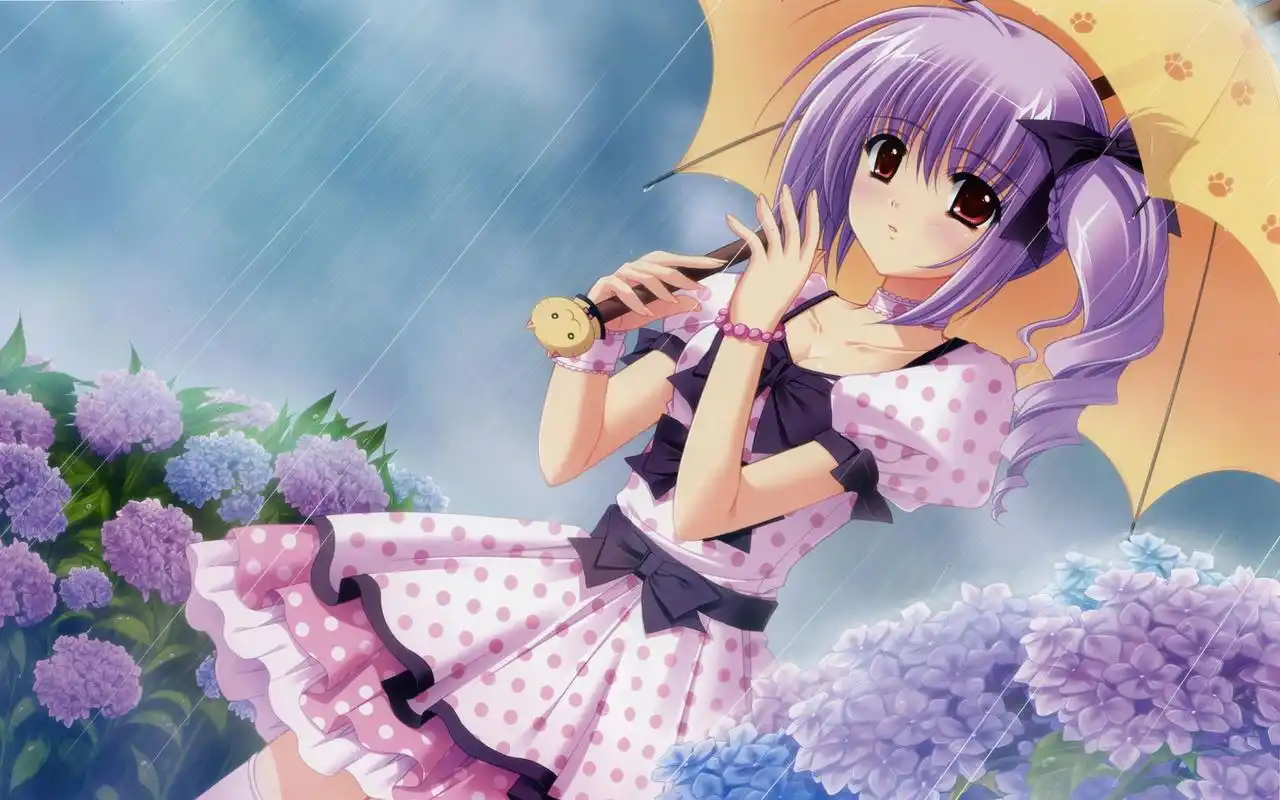 精美好看的卡通美少女电脑桌面壁纸下载