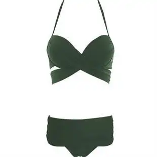 泳衣女性感 比基尼 三件套气质仙女透明大胸丁字裤游泳衣聚拢三角