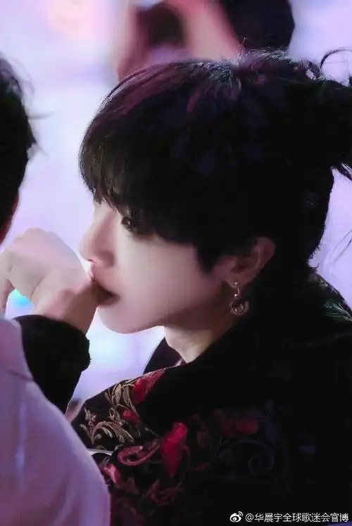 华晨宇扎小辫子